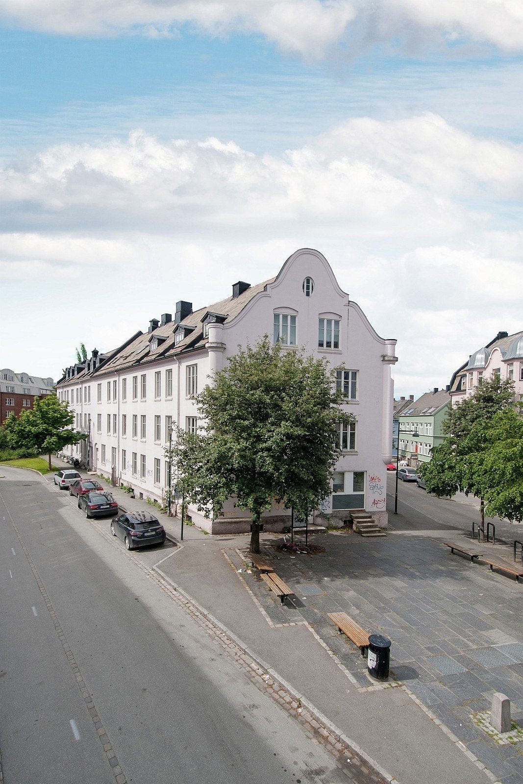 Fasade skrå Galleribilde