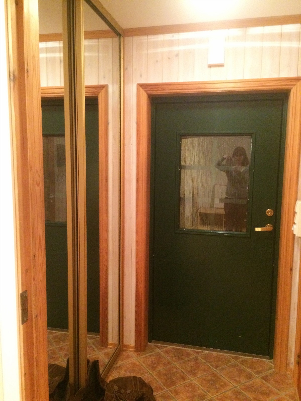 Gang/vindfang med speildørsgarderobe Galleribilde