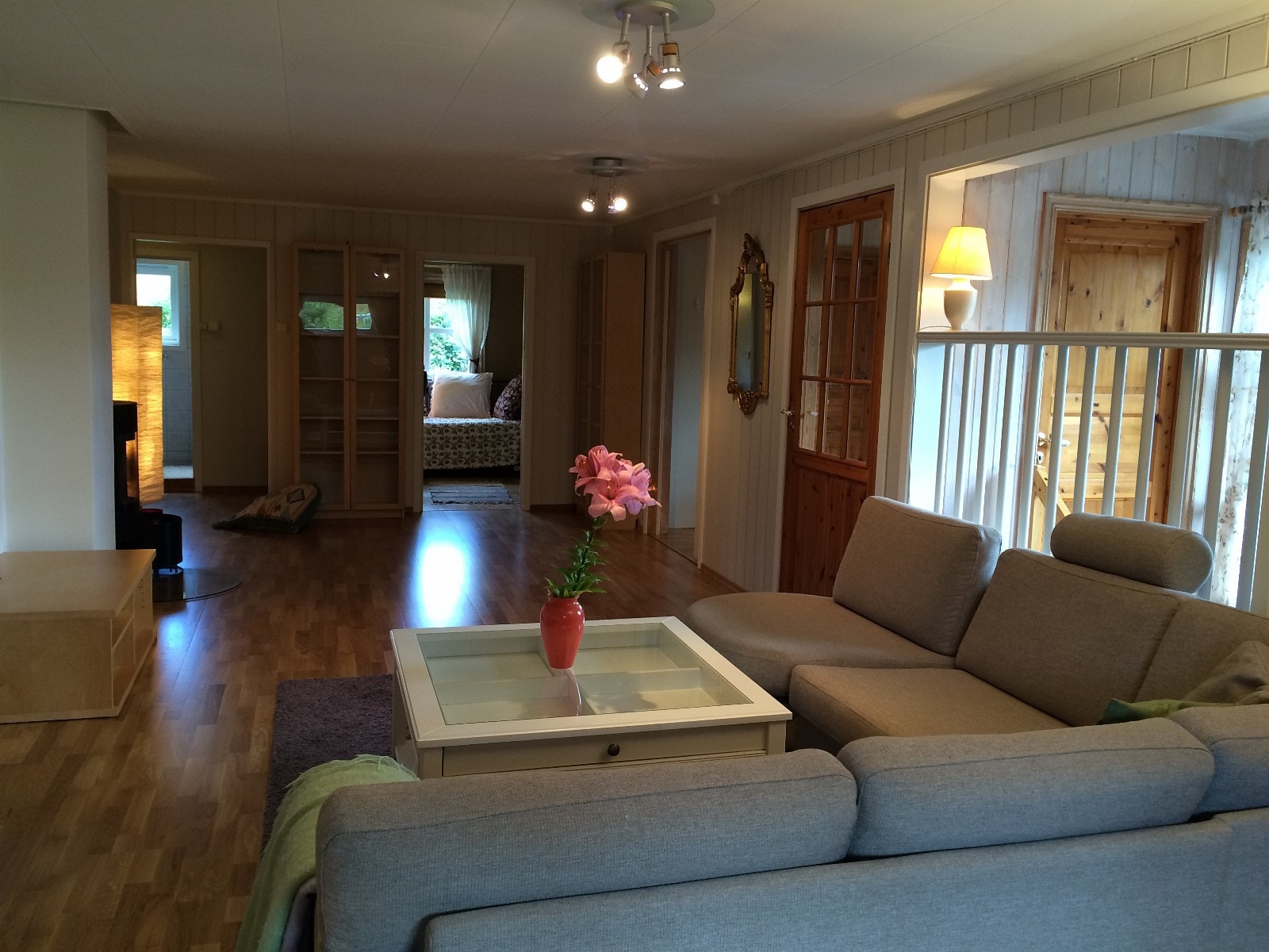 Stuen sett fra alkoven Galleribilde