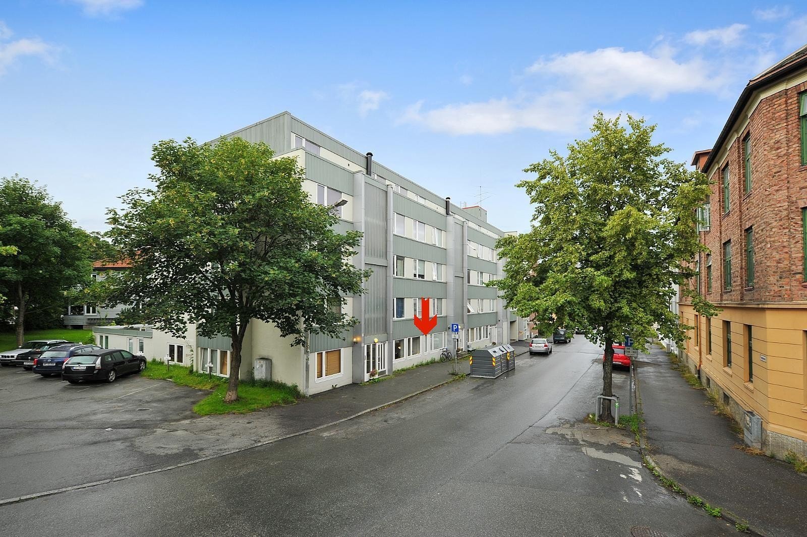 Fasade fra Frostaveien. Galleribilde