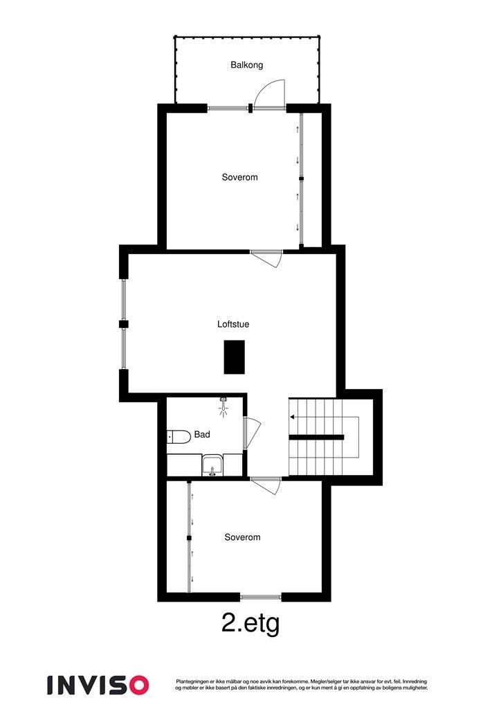 Plantegning 2 etg. Galleribilde