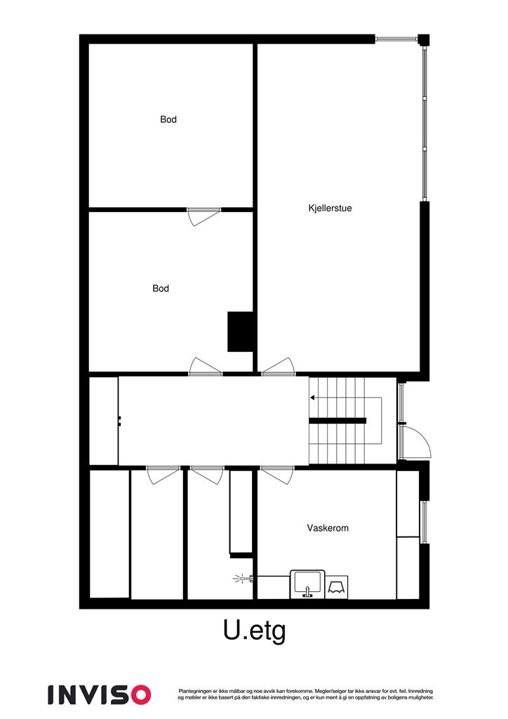 Plantegning U etg. Galleribilde