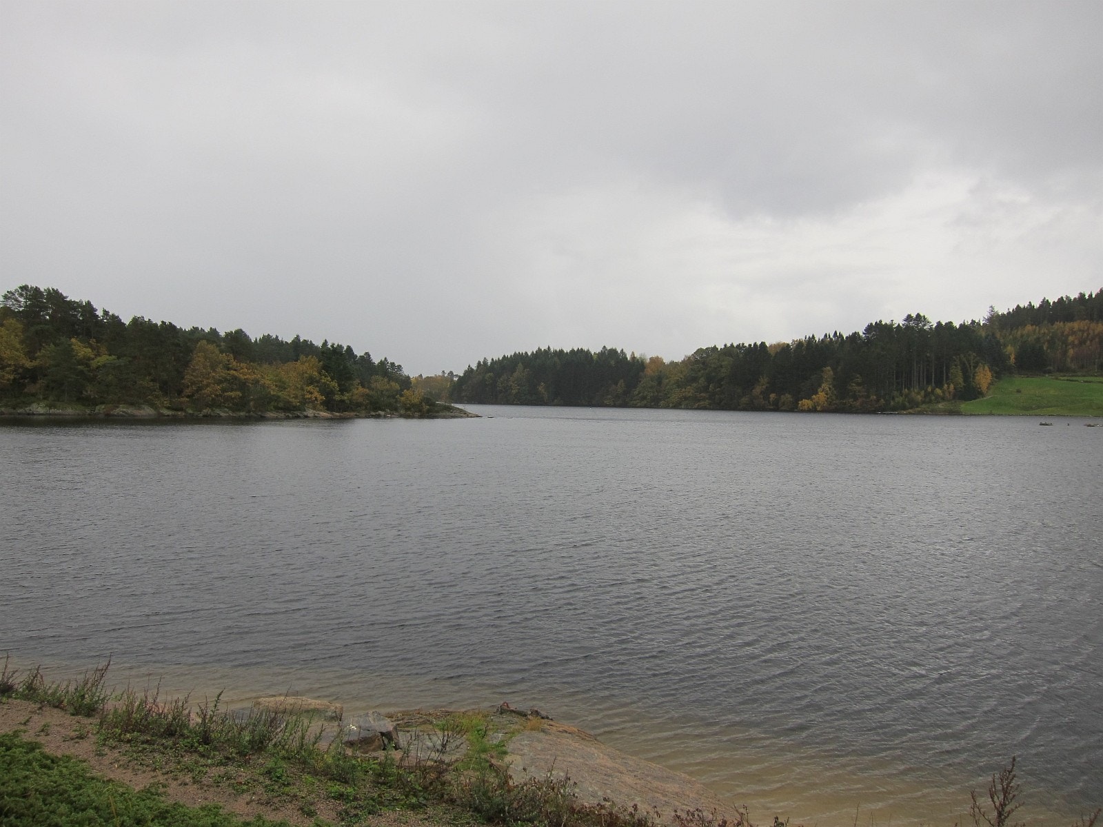 Strand ca 25 meter fra terassen Galleribilde