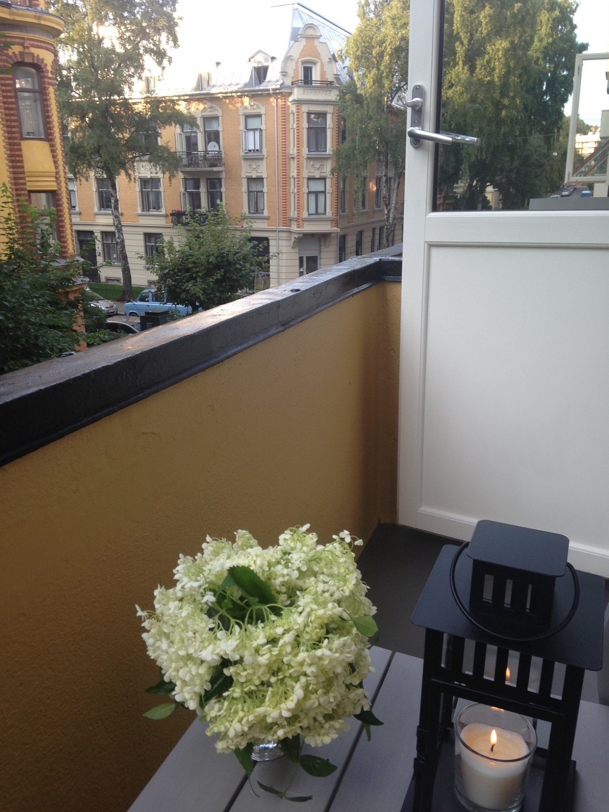 Fint utsyn fra balkongen Galleribilde