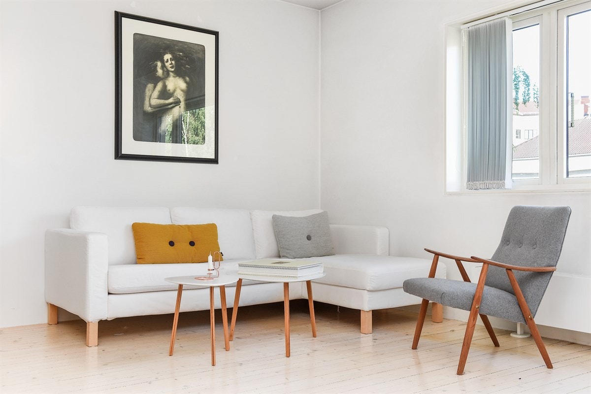 Romslig stue Galleribilde