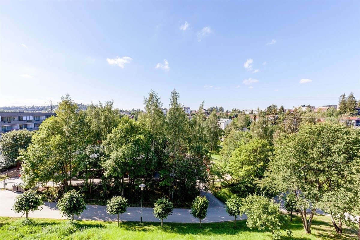 Flott utsyn fra leiligheten, inget innsyn Galleribilde