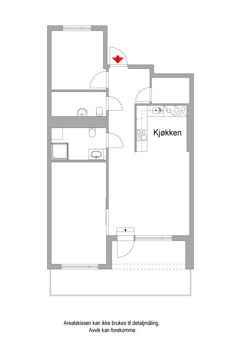 Plantegning Galleribilde