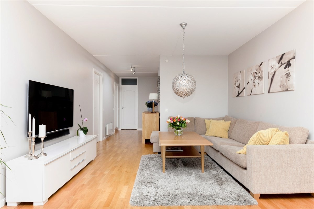 Stue mot soverom Galleribilde