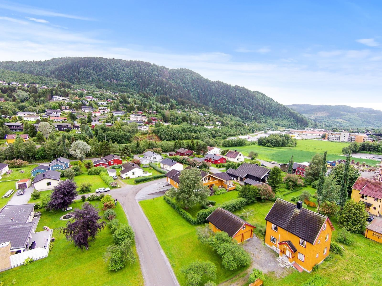 Dronebilde Galleribilde