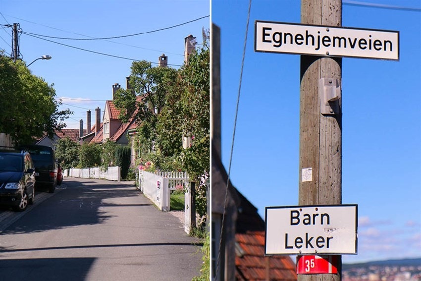 Ikke rart barna leker. Gatene er jo flate. Som skapt for fotball, paradis, hoppe strikk, m.m. Galleribilde