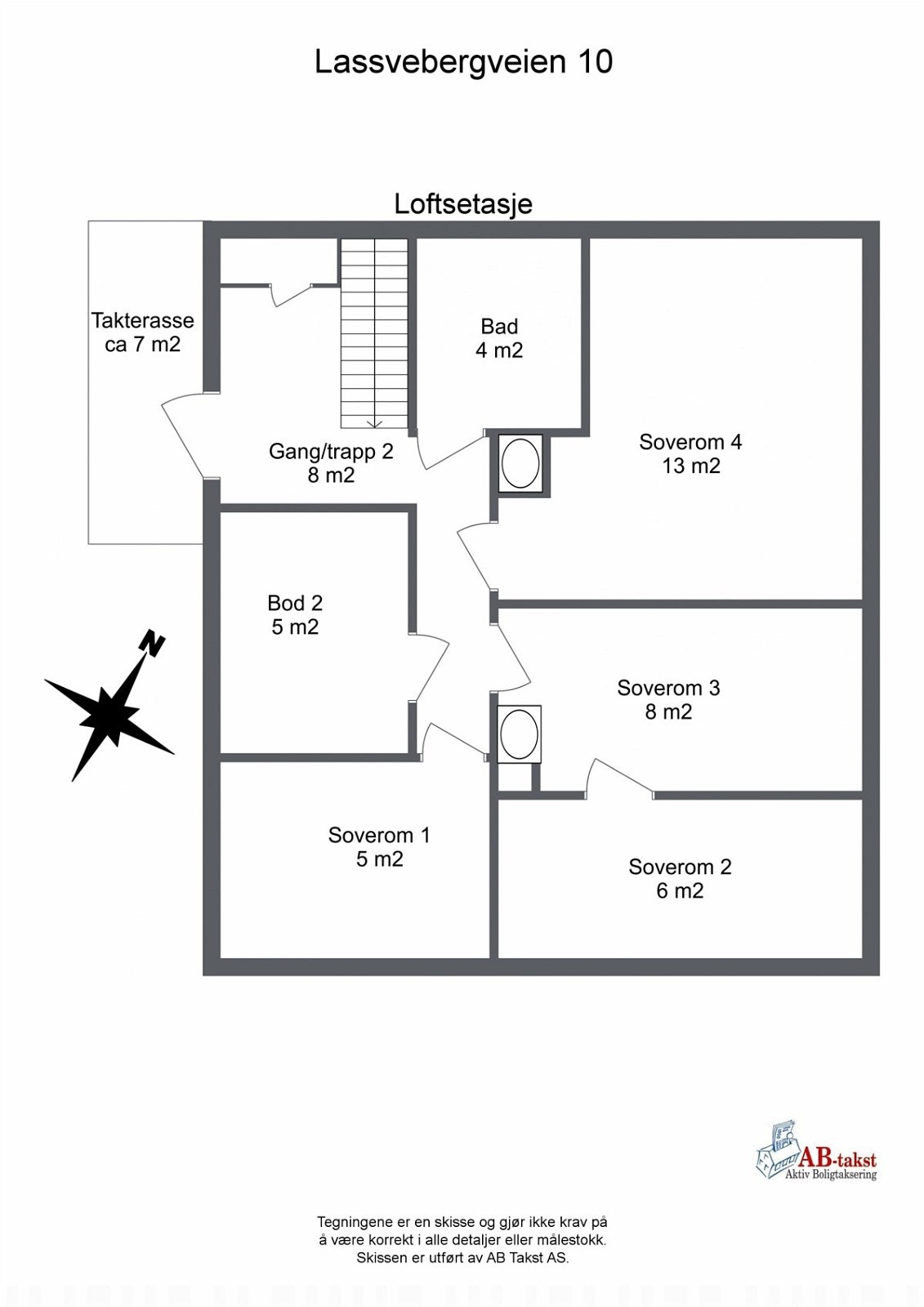 Lassvebergveien 10 - Loftsetasje Galleribilde