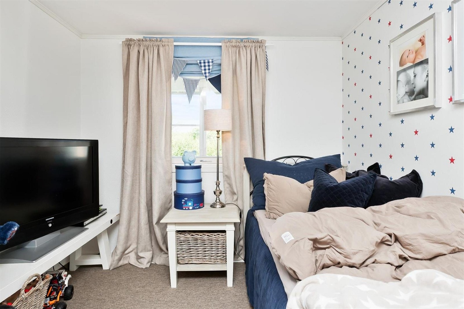 Soverom med Sisal teppe. Galleribilde