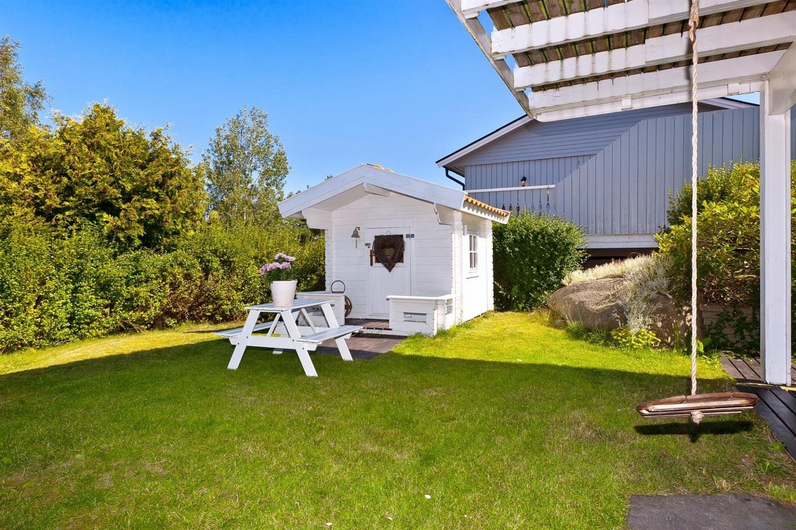 Fra pent opparbeidet tomt. Galleribilde