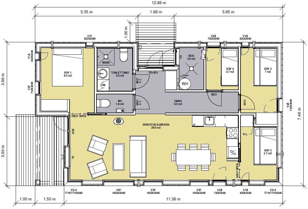 Plan Vy 21AT Galleribilde