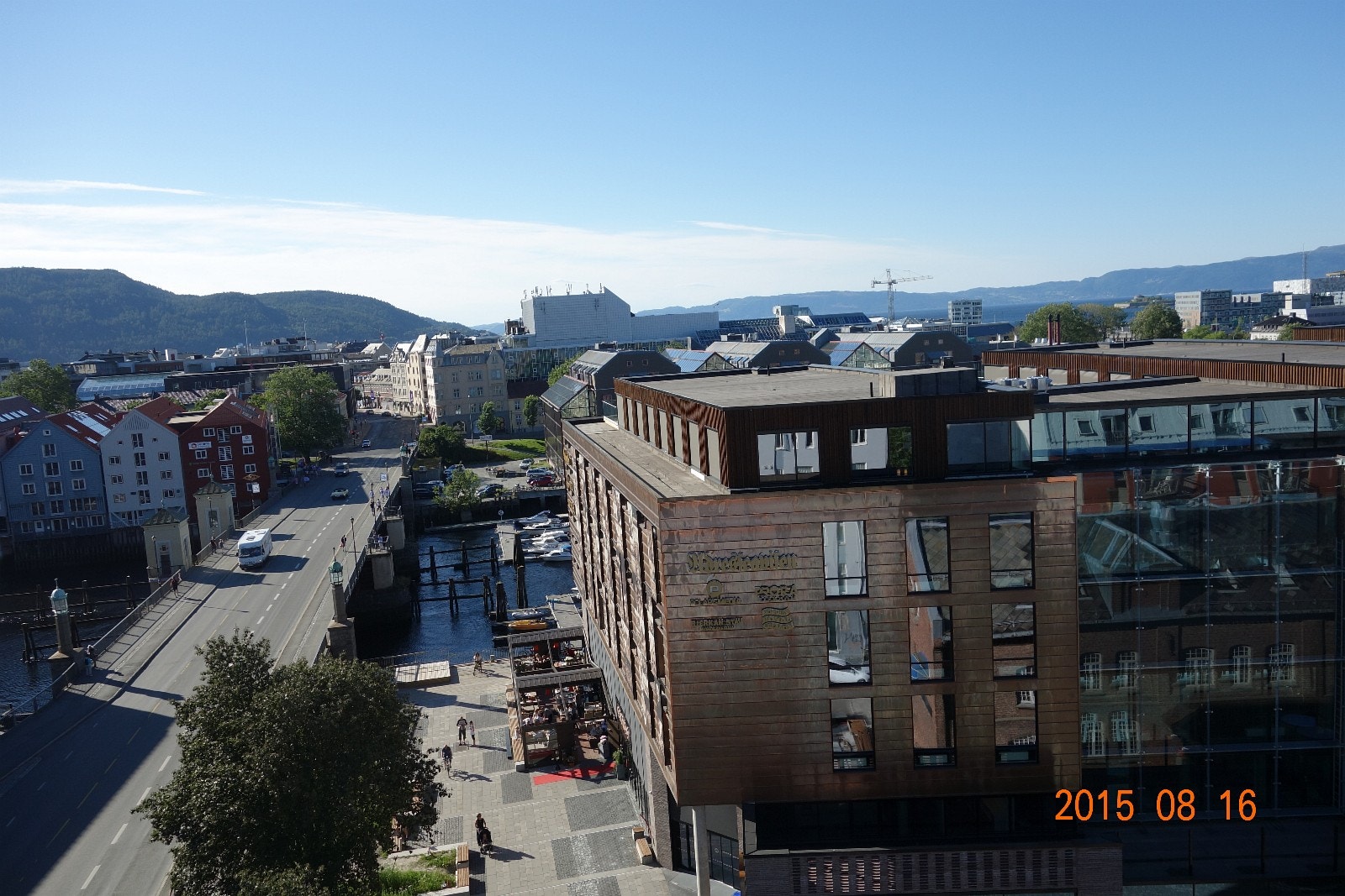 Utsikt i fra Takterrassen Galleribilde