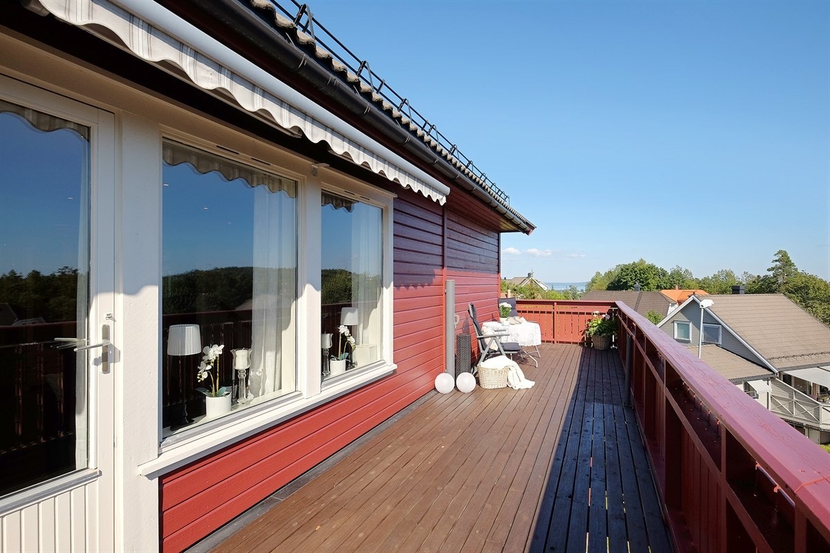 Her ser vi verandaen Galleribilde