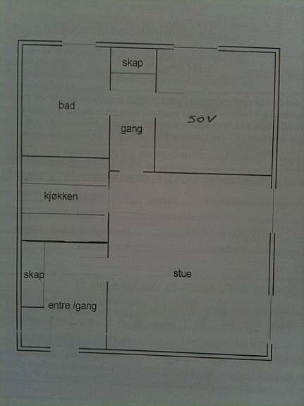 Plantegning Galleribilde
