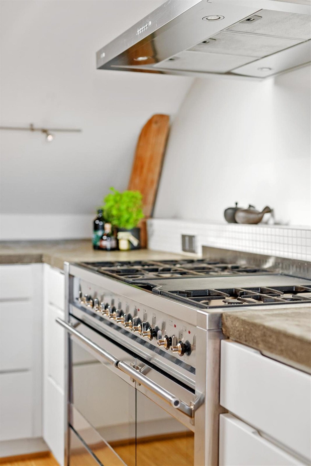 Eksklusiv, dobbel Smeg gasskomfyr. Galleribilde