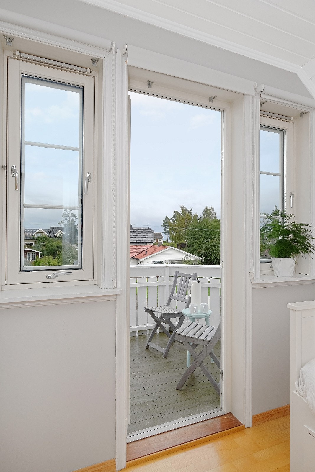 Soverom med balkong Galleribilde