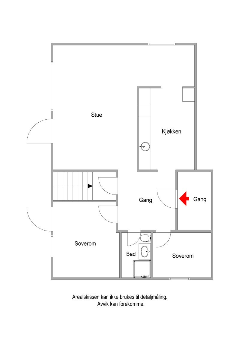 Plantegning 2D Galleribilde