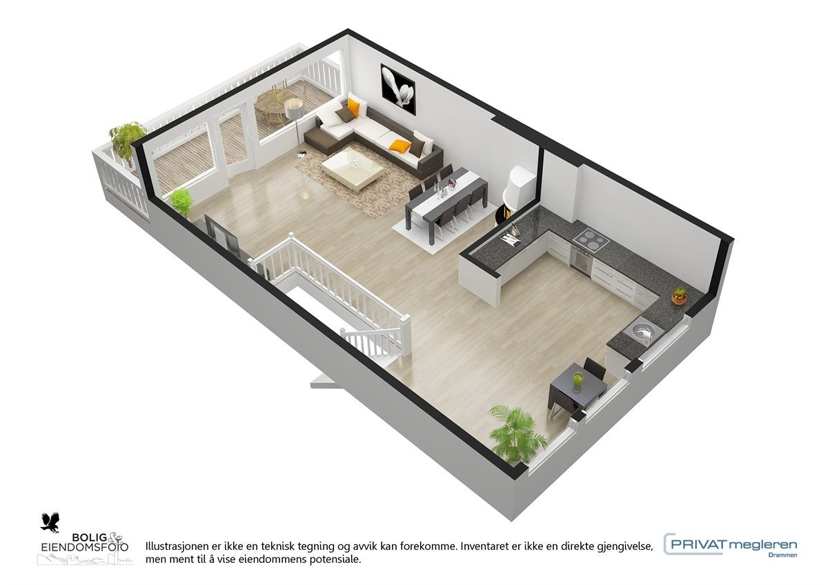 Plantegning andre etasje. Galleribilde