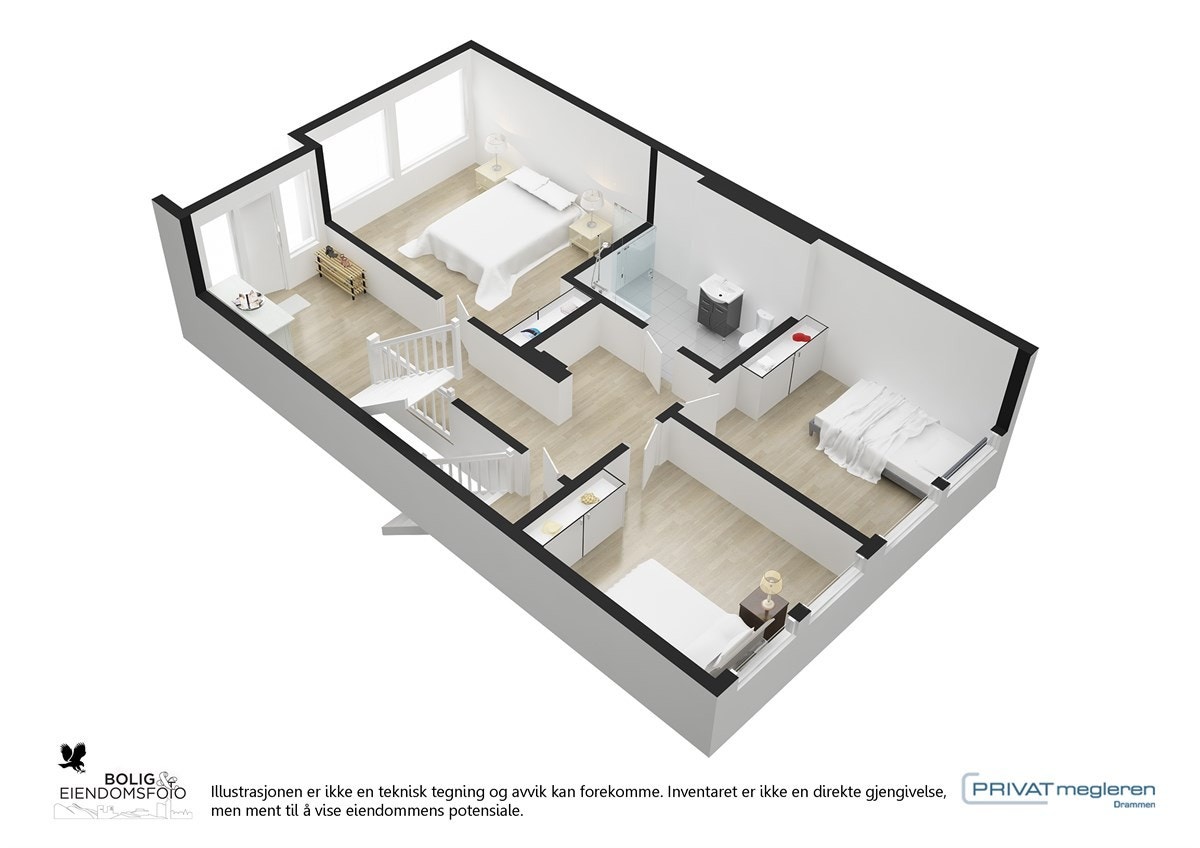 Plantegning første etasje. Galleribilde