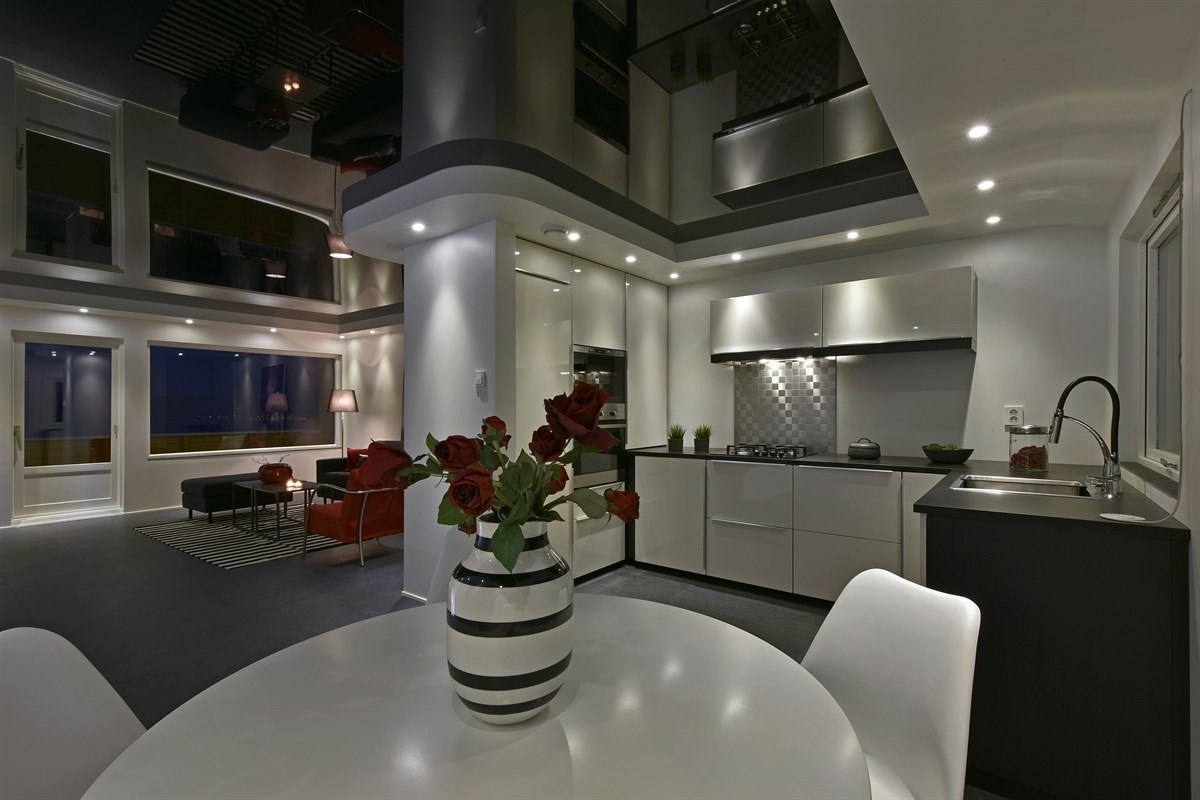 Kjøkken/stue. Magisk stemning! Galleribilde