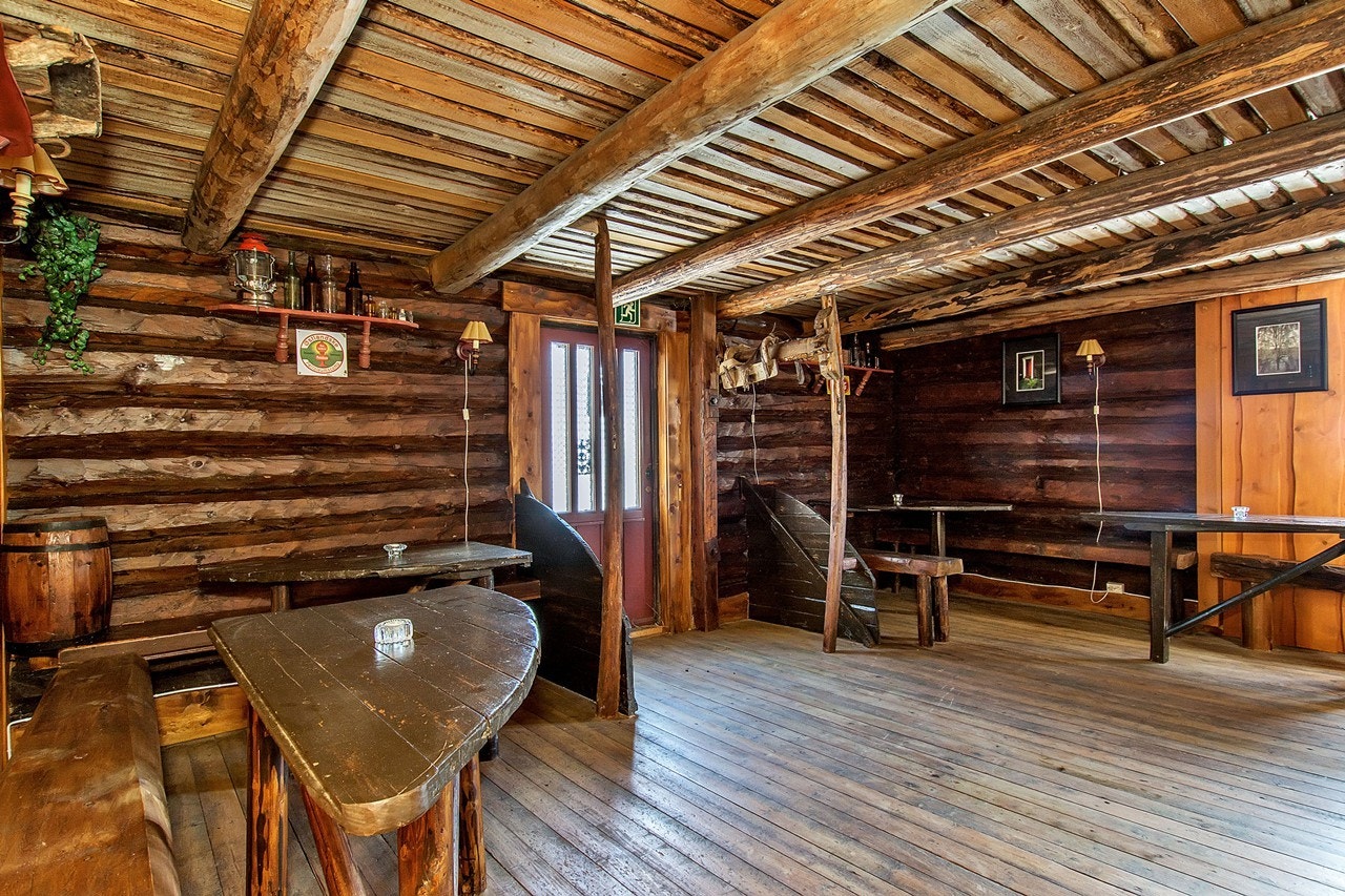 Flott bar på låven, behold i gammel sjarmerende stil Galleribilde