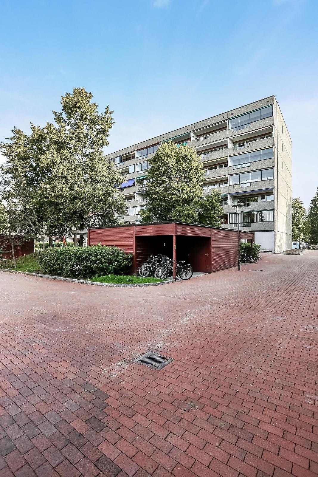 Snøsmelteanlegg under fellesarealet Galleribilde