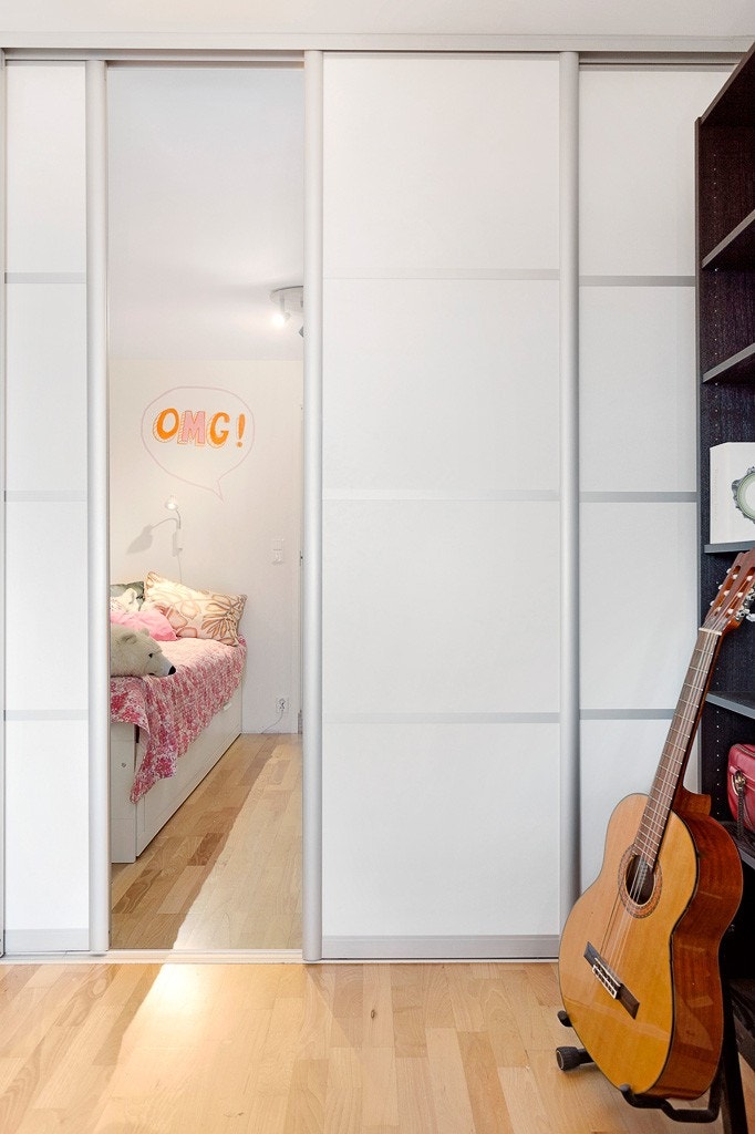 Innredet rom som i dag brukes som soverom. Galleribilde