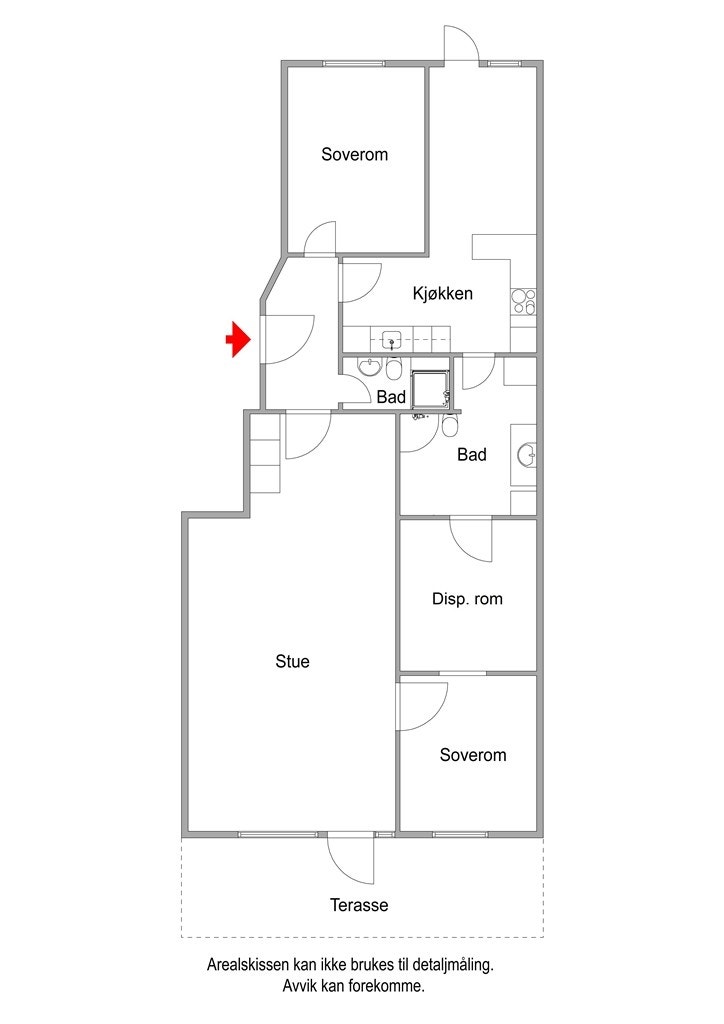 Plantegning 2D Galleribilde