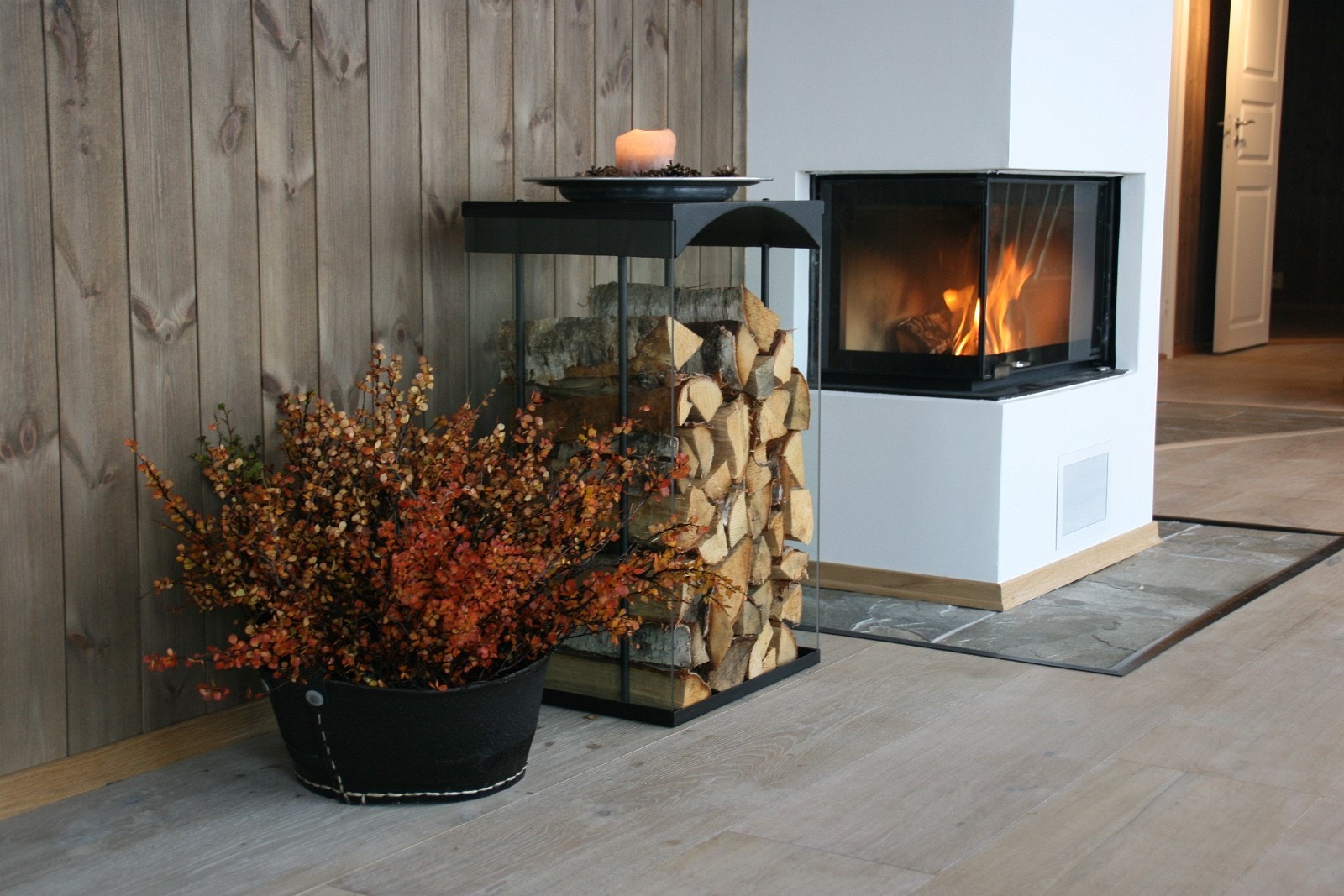 Stemningsbilde fra Nordmannskjørkja - storebroren i samme hytteserie Galleribilde