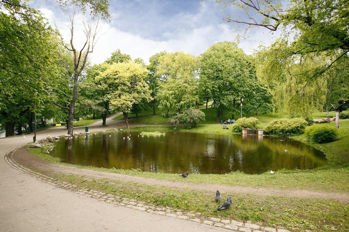 St. Hanshaugen parken. Galleribilde