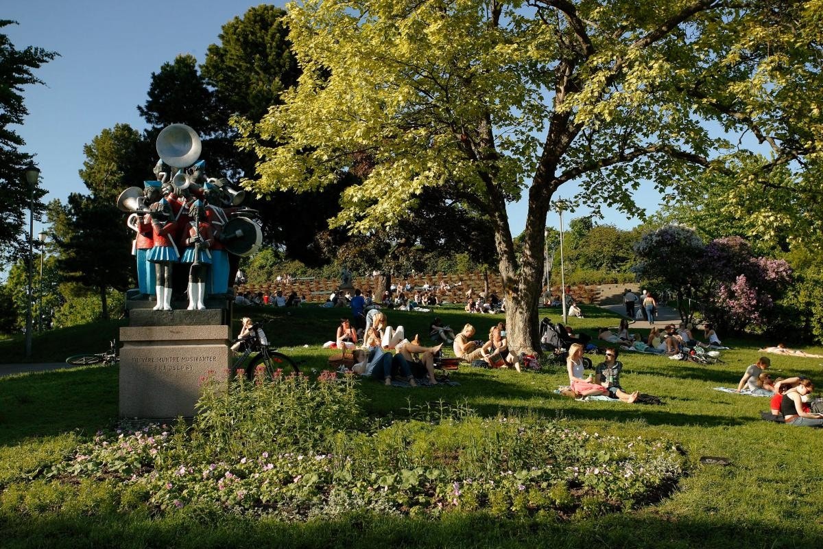 St. Hanshaugen parken. Galleribilde