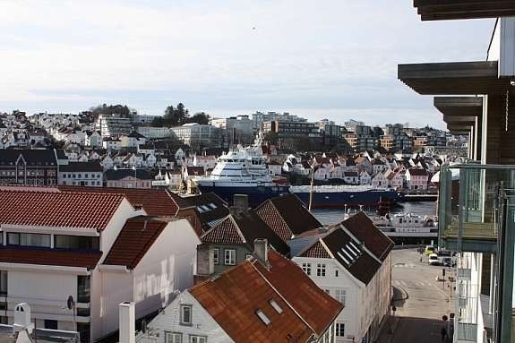 Utsikt balkong Galleribilde