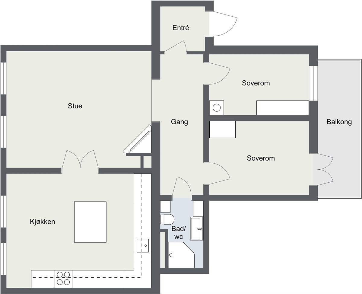 RoomSketcher Fougstads gt. 25 B, snr. 8 Galleribilde