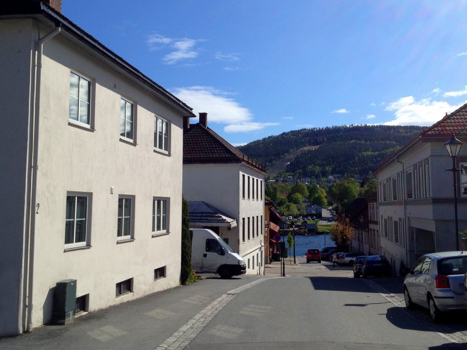 Huset og gaten Galleribilde