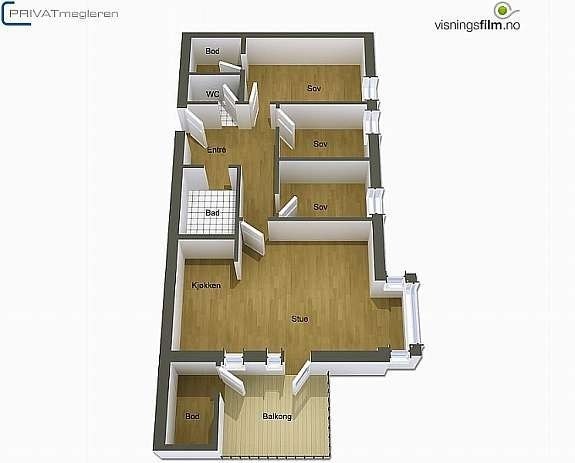 Plantegning Galleribilde