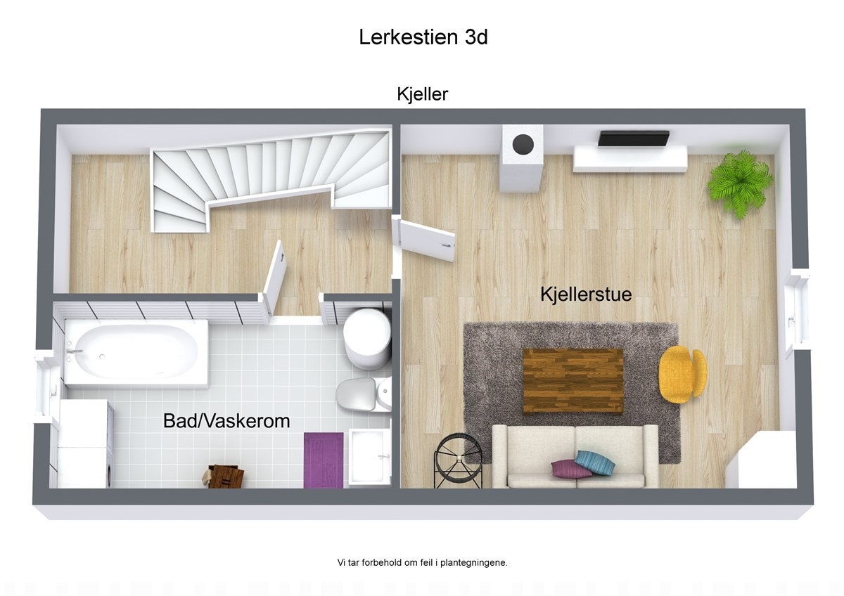 Plantegning av kjeller. Galleribilde
