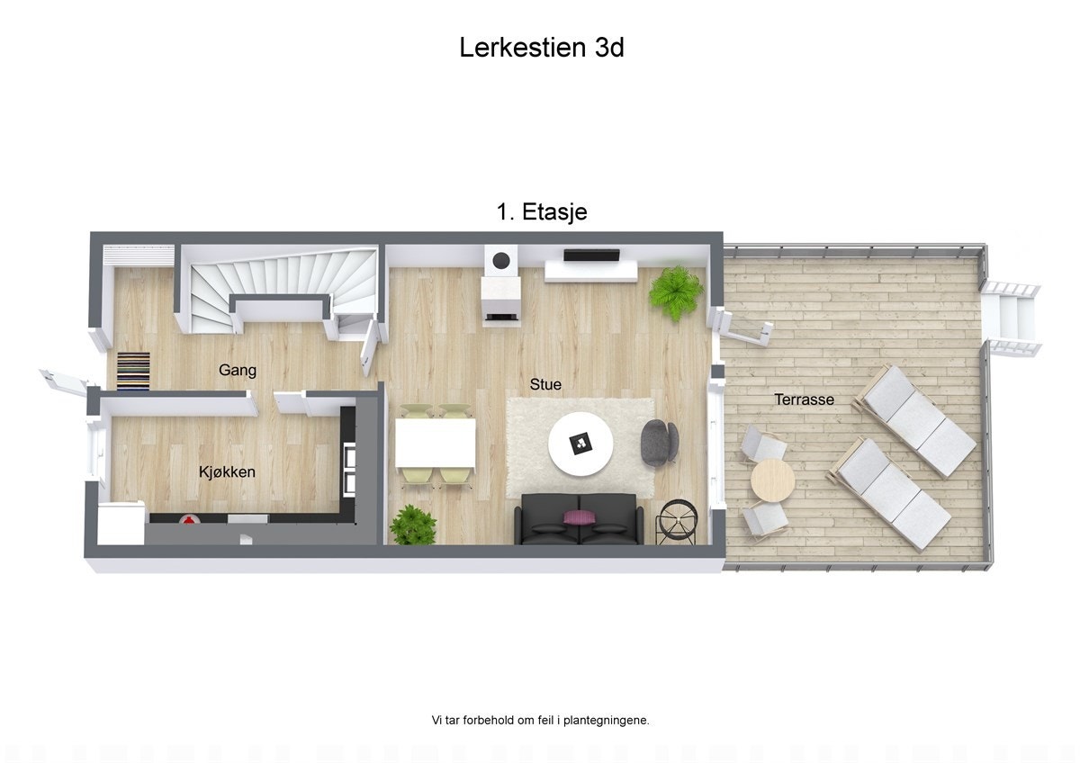 Plantegning av 1. etasje. Galleribilde