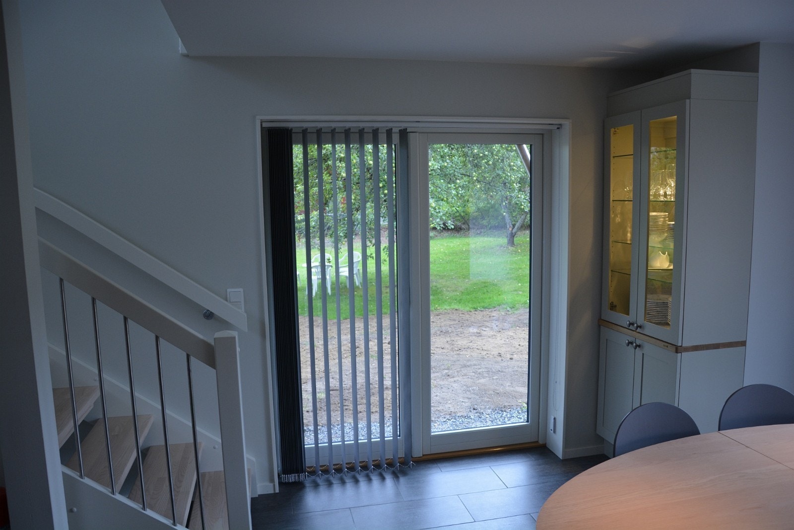 Fra kjøkken, utgang mot hage Galleribilde