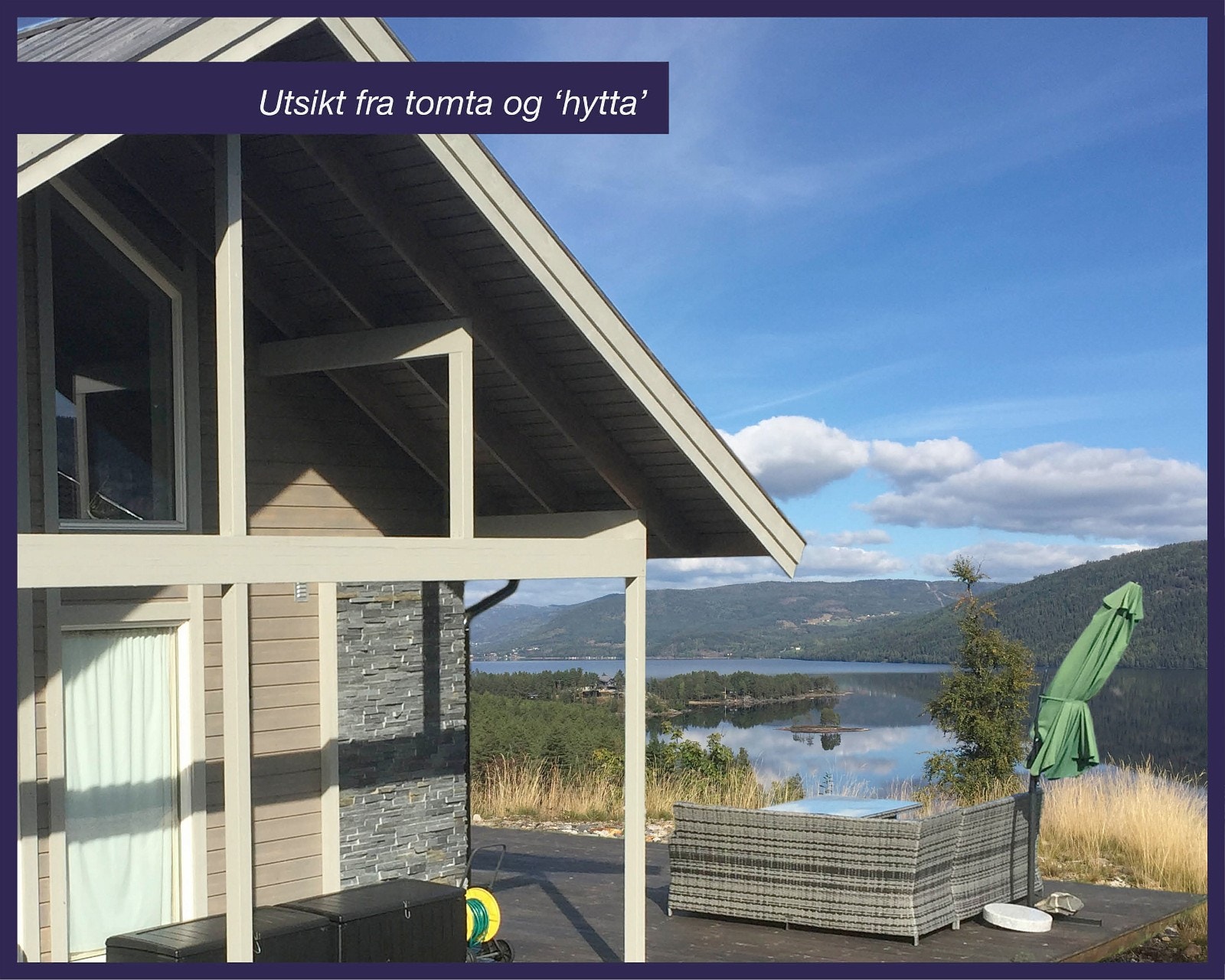 Fantastisk utsikt fra tomten!! Galleribilde