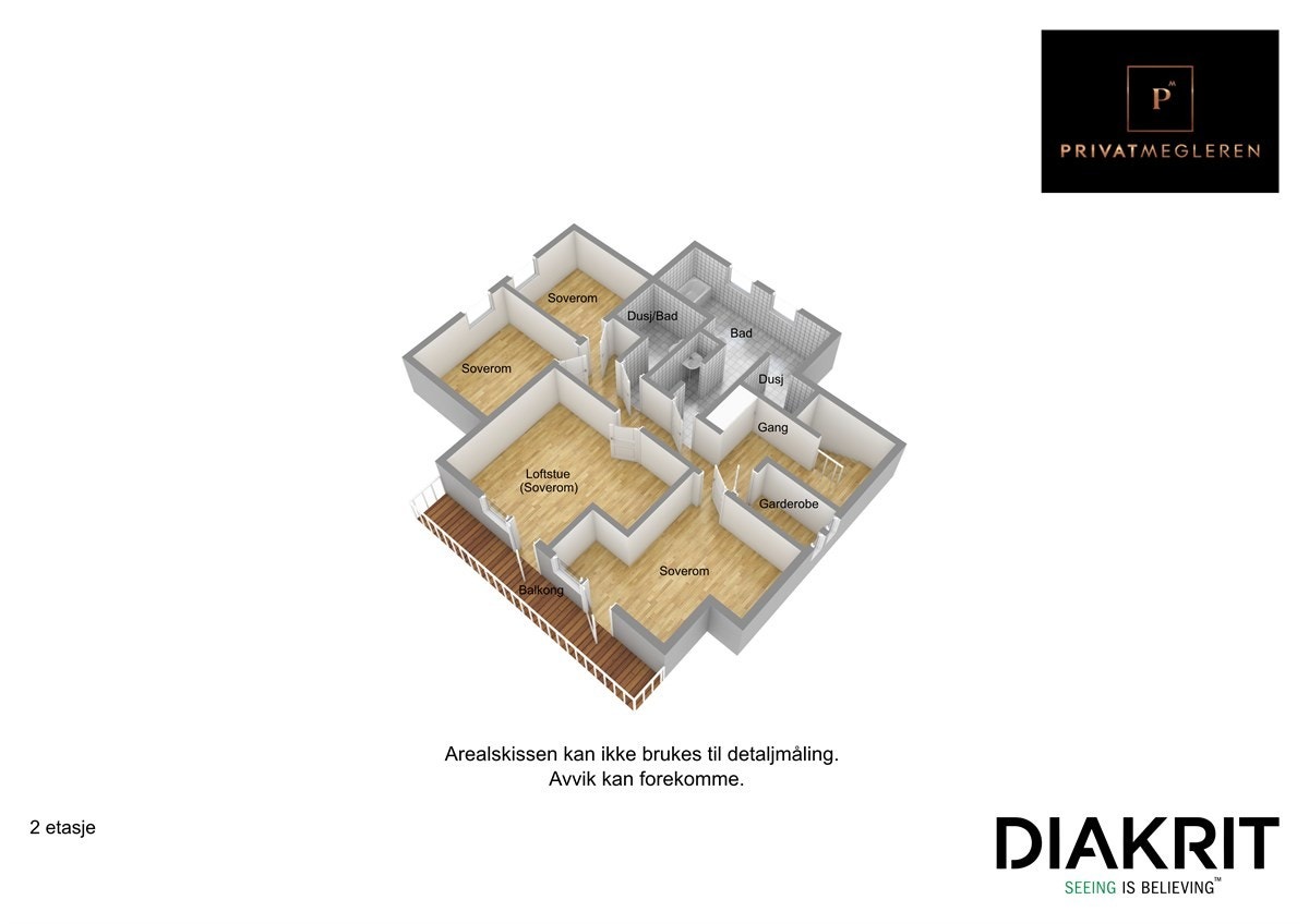 Plantegning 2 etasje Galleribilde