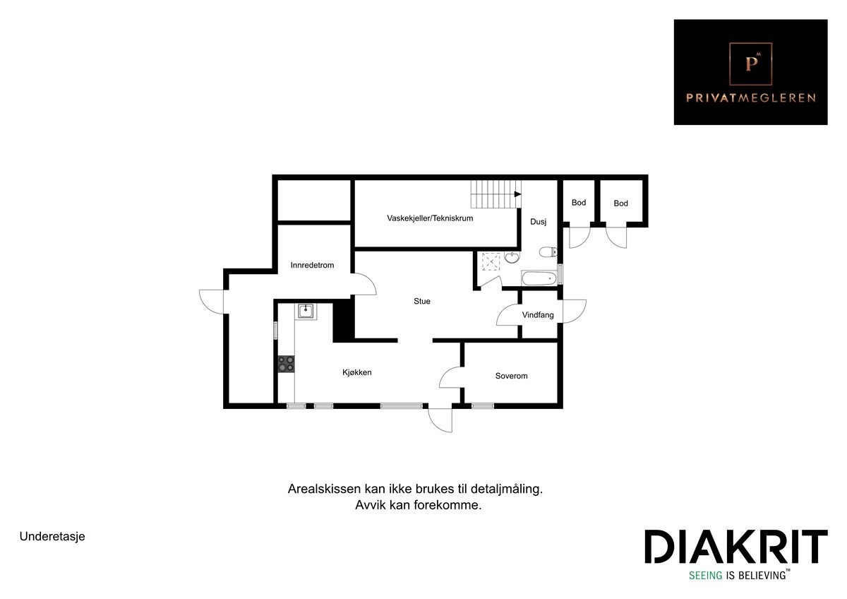 Plantegning 2D Galleribilde