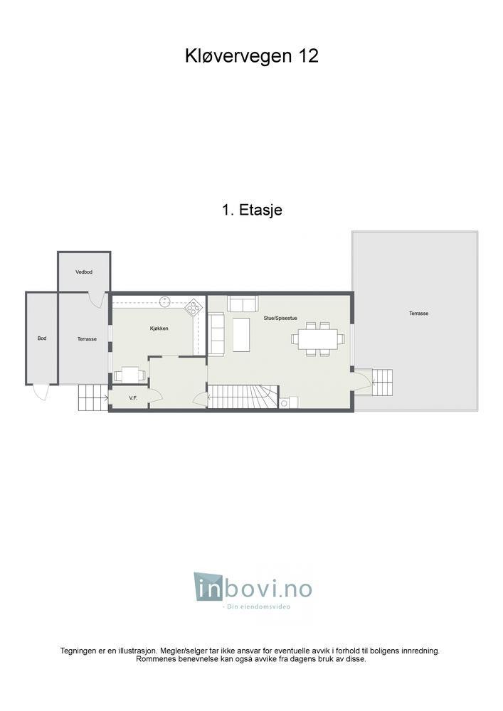 Plantegning 1.etasje Galleribilde