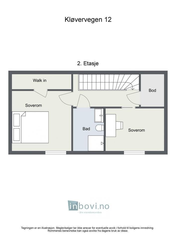 Plantegning 2.etasje Galleribilde