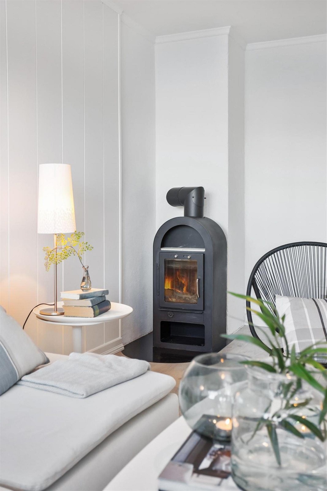 Vedovn i stue for de kaldeste vinterkveldene, eller bare for kosens skyld. Galleribilde