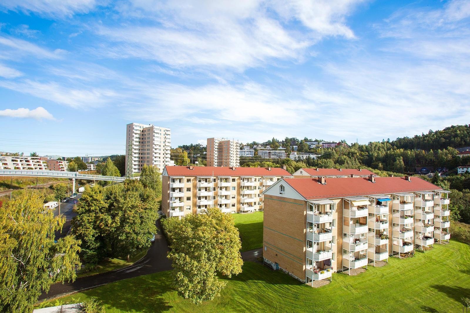 Utsikt av nærmiljøet i Lodalen. Galleribilde