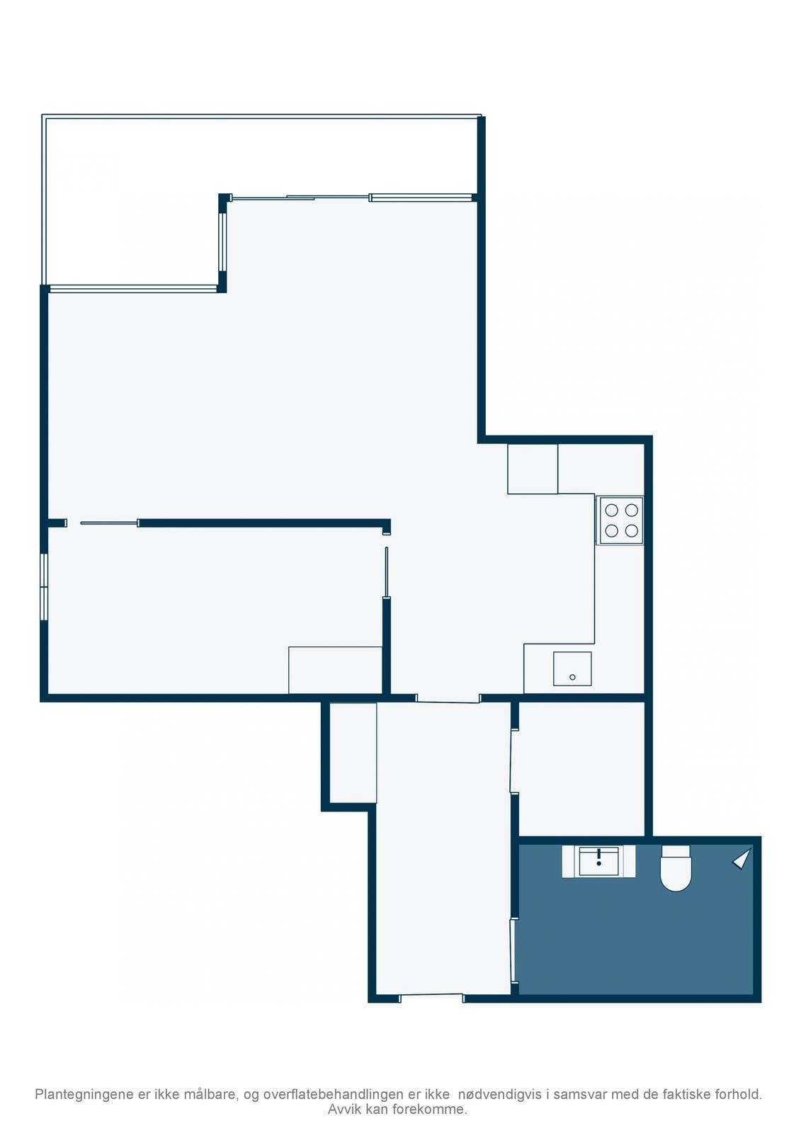 2D plantegning. Galleribilde