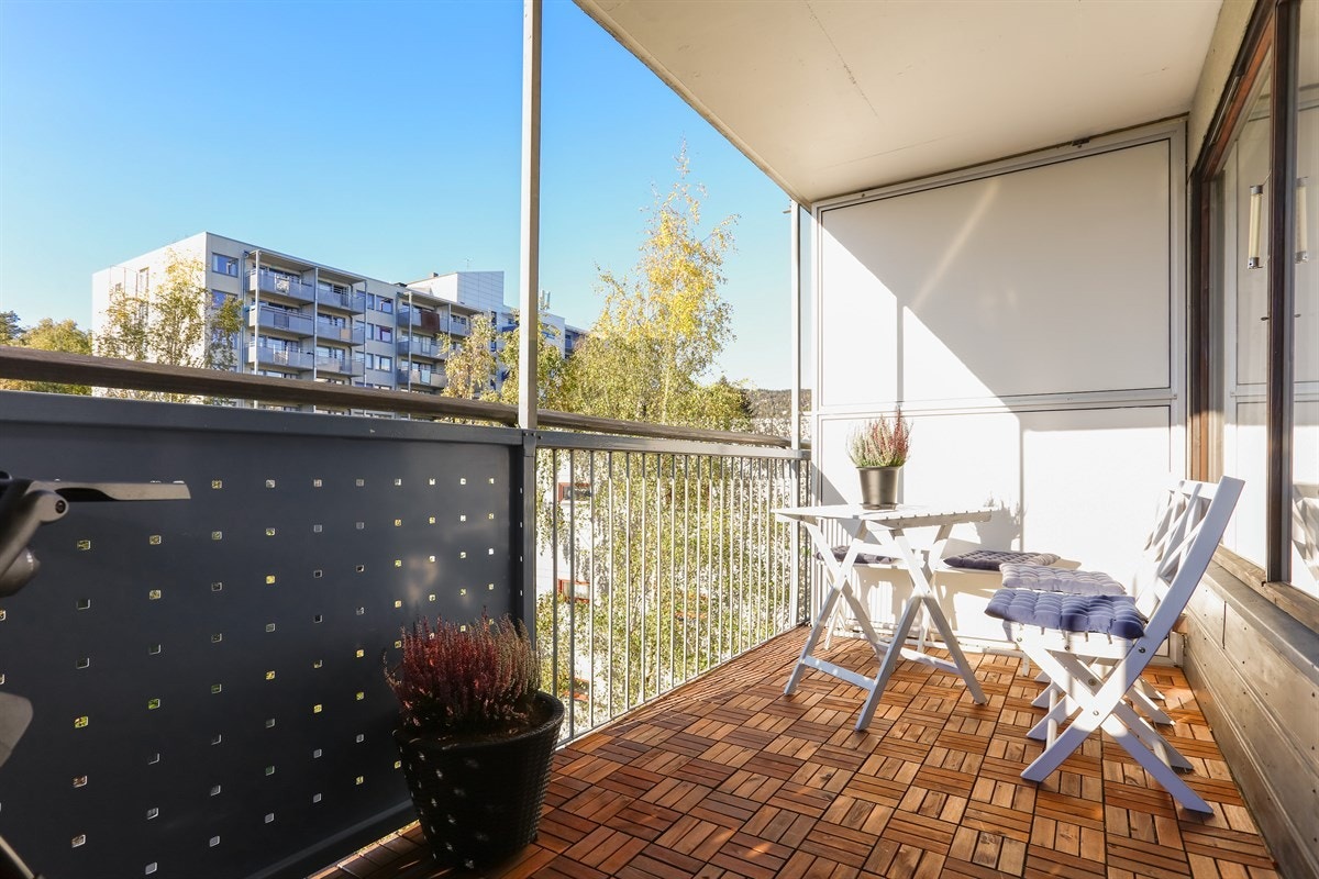 God plass til både grill- og utemøblement. Galleribilde